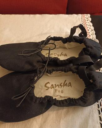 Sansha scarpe danza pro 1c in tela 8M