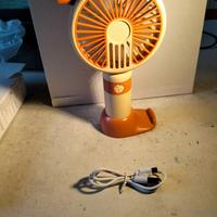 🌸 Mini Ventilatore Portatile Ricaricabile Rosa 🌸