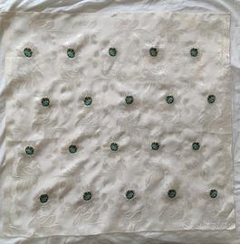 fazzoletto in seta antico 