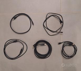 Cavi USB di varie lunghezze e tipi 