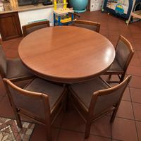 Tavolo tondo allungabile + 6 sedie