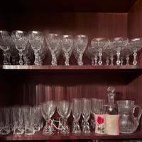 Bicchieri cristallo anni 80