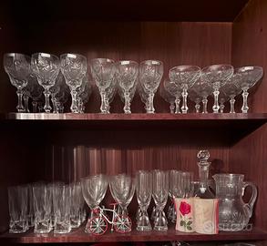 Bicchieri cristallo anni 80