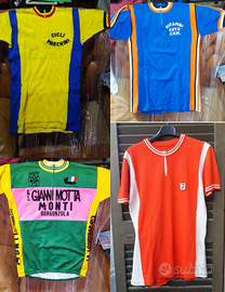 Magli tute bici ciclismo lanetta vintage