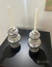 CAPPELLINI MONDO coppia candelieri centrotavola