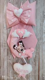 Fiocco nascita nome personalizzabile 