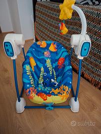 dondolo elettrico sdraietta fisher price