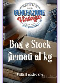 Stock abbigliamento firmato kg misterybox vintage