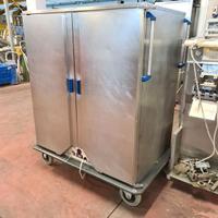 carrello inox riscaldato per banchetti usato