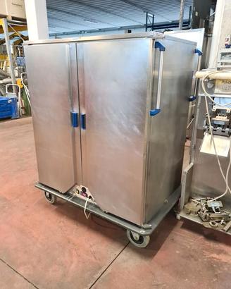 carrello inox riscaldato per banchetti usato