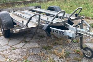 Rimorchio porta moto ELLEBI a 3 corsie del 2021
