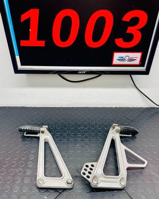 PEDANE POGGIAPIEDI PASSEGGERO DOMINATOR HONDA NX 6