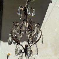 Lampadario vintage a gocce 1 luce