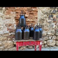 Contenitori in rame  per il caglio anni 30