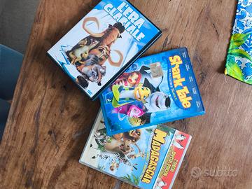 dvd Madagascar Shark tale l'era glaciale originali