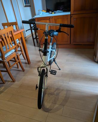 Bici Pieghevole Bianca "Giro d'Italia"