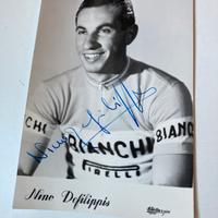 Cartolina autografata Nino Defilippis