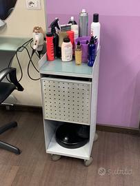 carrello per parrucchiere/a