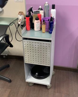 carrello per parrucchiere/a