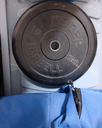 pesi da 20kg più staffa