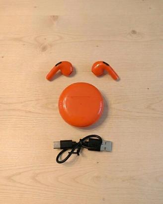 Cuffie bluetooth arancioni