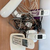 Lotto 4 Telefoni Cordless Usati - Ottime Condizion