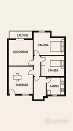 ROMA NORD - trilocale con TERRAZZO