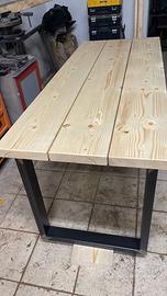 Tavolo ferro legno