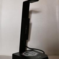 Microfono, poggia cuffie, webcam 1080p