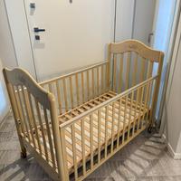 Letto bambini con spone e materasso