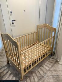 Letto bambini con spone e materasso