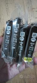 4 Cartucce Originali Epson 603 XL