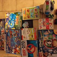 Giochi in scatola e non per bambini,