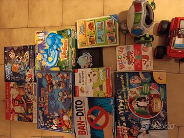 Giochi in scatola e non per bambini,