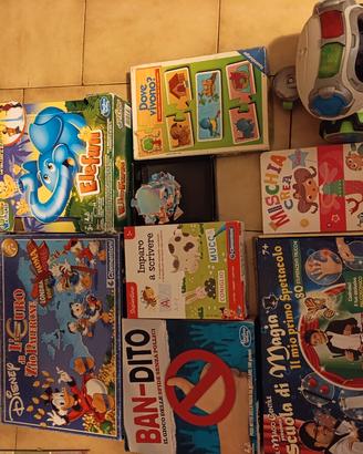 Giochi in scatola e non per bambini,