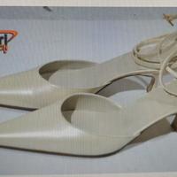 Sandalo (da sposa)-CUOIO-NUOVO - Crema- 37 1/2