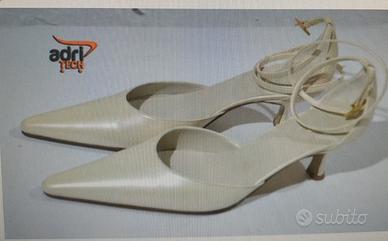 Sandalo (da sposa)-CUOIO-NUOVO - Crema- 37 1/2