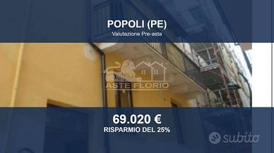 Immobile in asta di 101 m² con box auto a Popoli