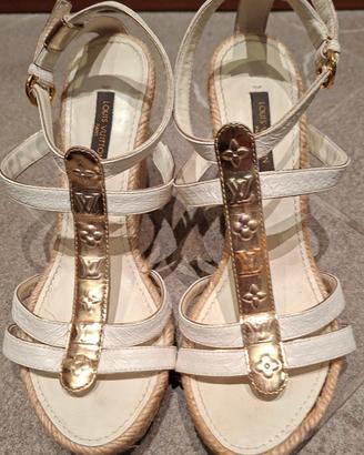 Sandali shake Louis Vuitton con zeppa n. 37