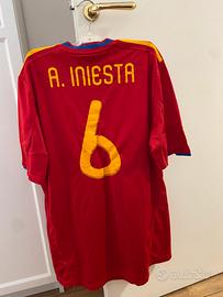 Maglia Ufficiale Adidas Spagna 2010 Finale Iniesta