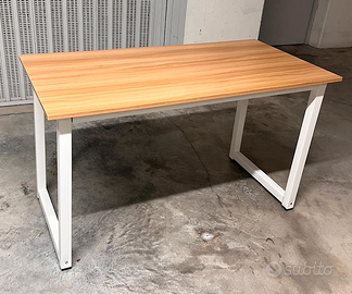 Scrivania 120x70 cm in legno effetto rovere