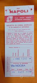 VECCHIO BIGLIETTO 1978 CIRCUMVESUVIANA