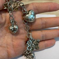 Bracciale donna in argento 925 c/ciondoli smaltati