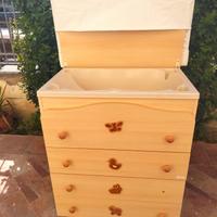 Fasciatoio MIBB con vaschetta e imbottitura 