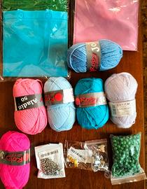 Kit per fare borse all'uncinetto 