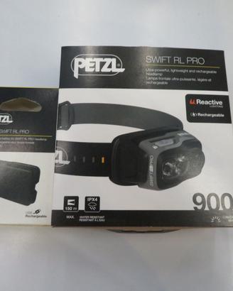 Lampada frontale petzl swift rl pro 900 lumen