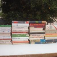 Blocco di circa 100 libri usati