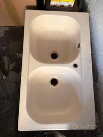 lavello da cucina beige  
