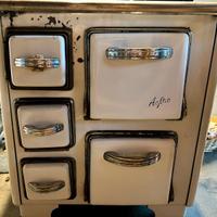 stufa a legna aglae usata funzionante