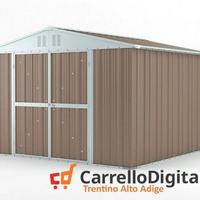 Box struttura lamiera Acciaio 327x307 tortora